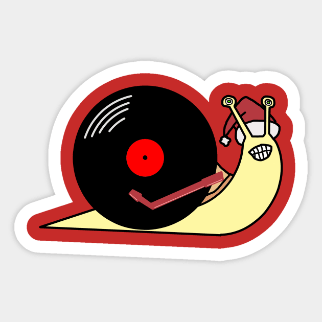 25-Hour Holiday Radio Show snail (no text) Sticker by jonsolomon